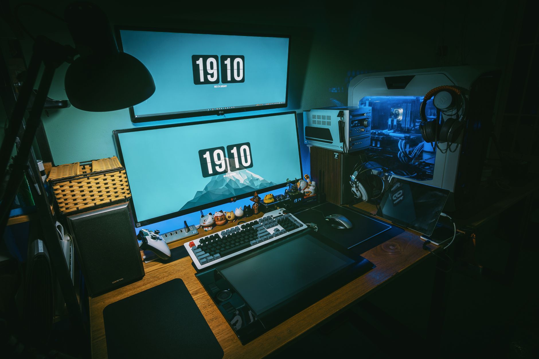 gaming PC bibliothèque