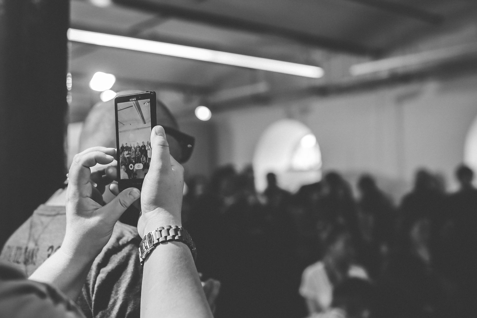 flou photo smartphone