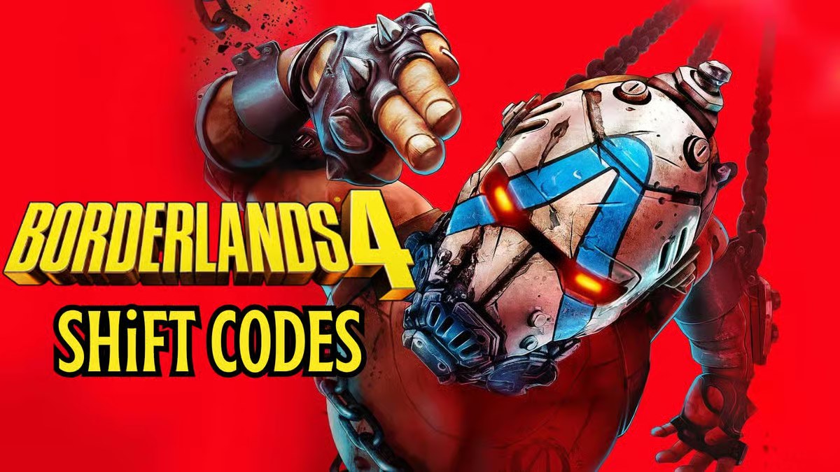 Menu SHiFT de Borderlands 4 avec un code d'échange et des clés dorées